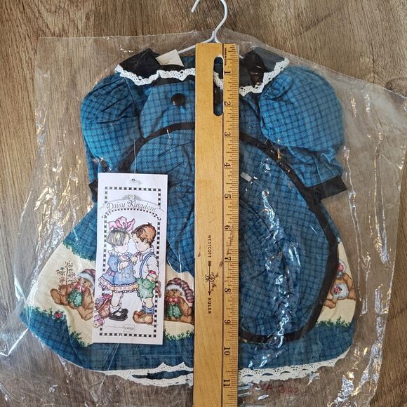 Vintage Daisy Kingdom Double Breasted Doll Dress & Hat 17-19" Bear Print NWT - Picture 5 of 5